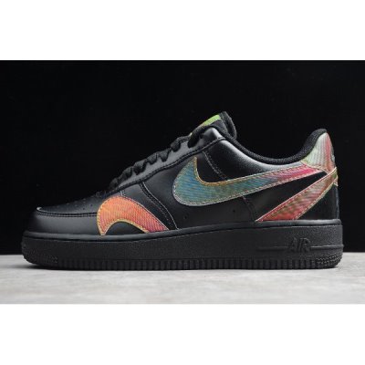 Nike Air Force 1 Low '07 Lv8 Siyah / Gümüş Kaykay Ayakkabı Türkiye - BAWLUEII